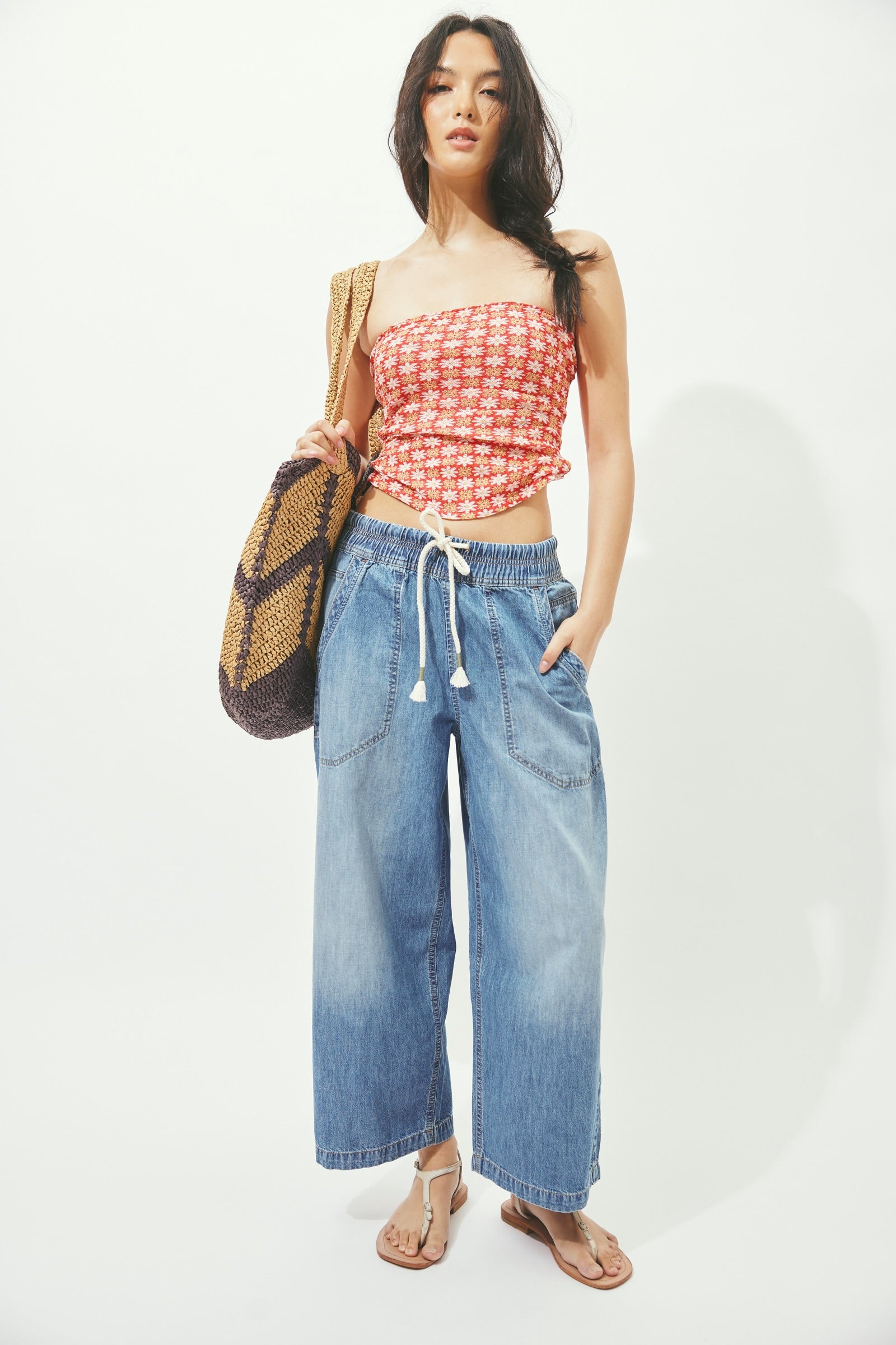 Easy Peasy Pull On Jeans in No Problem