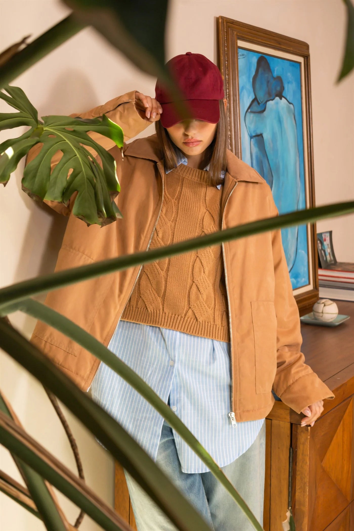 Porter Barn Jacket in Camel