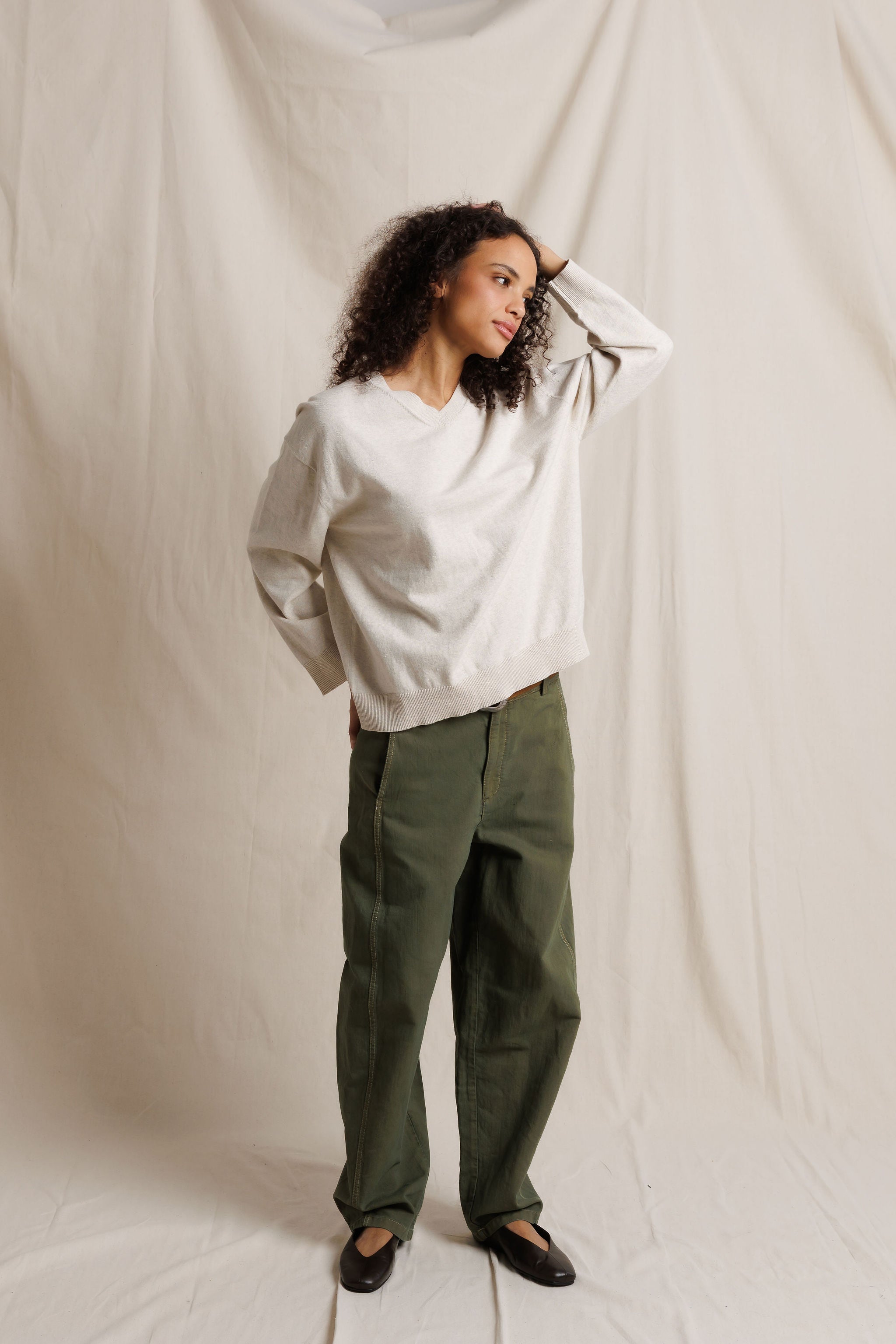 Akira Slub Baby Barrel Pants