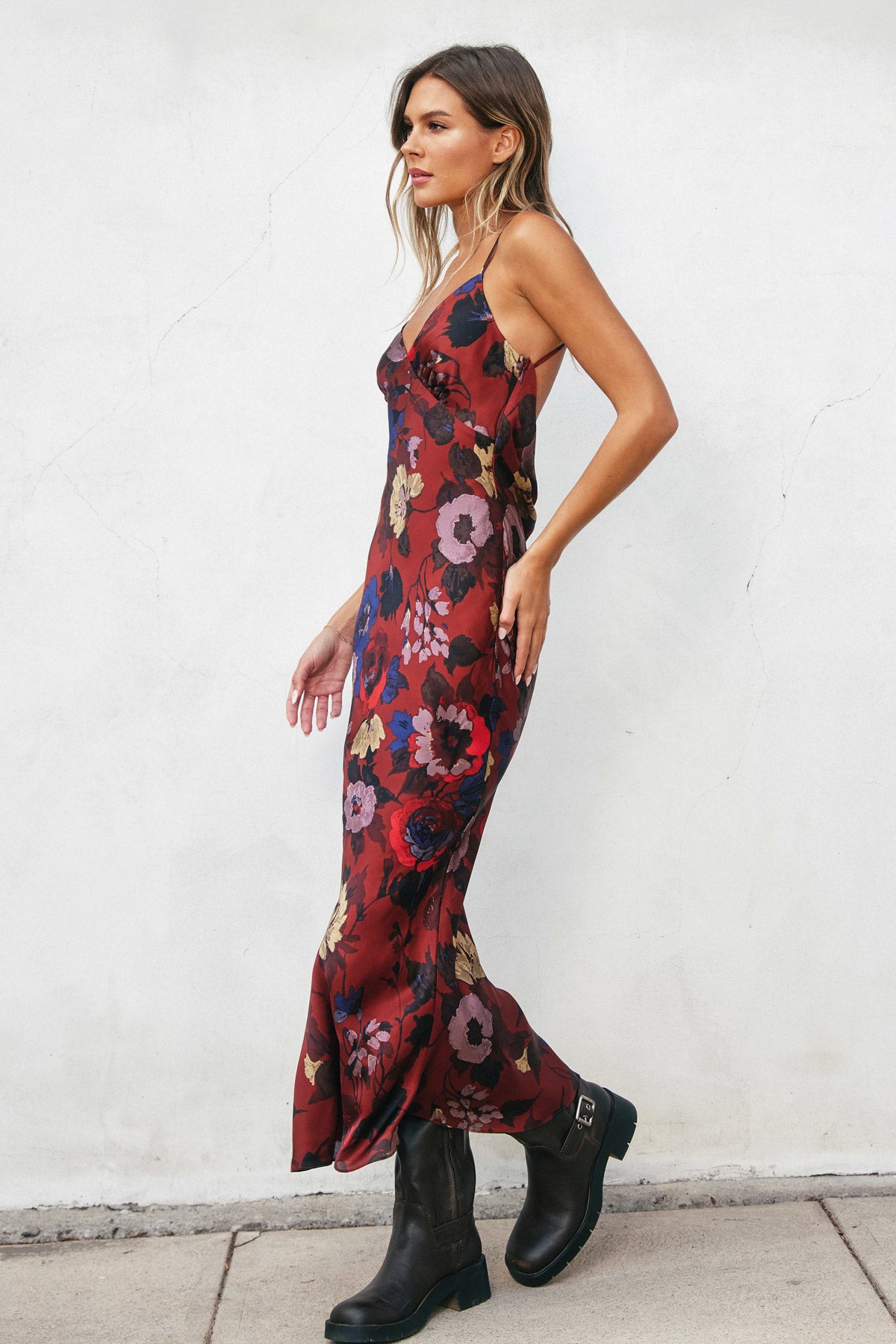 Edith Floral Midi Dress