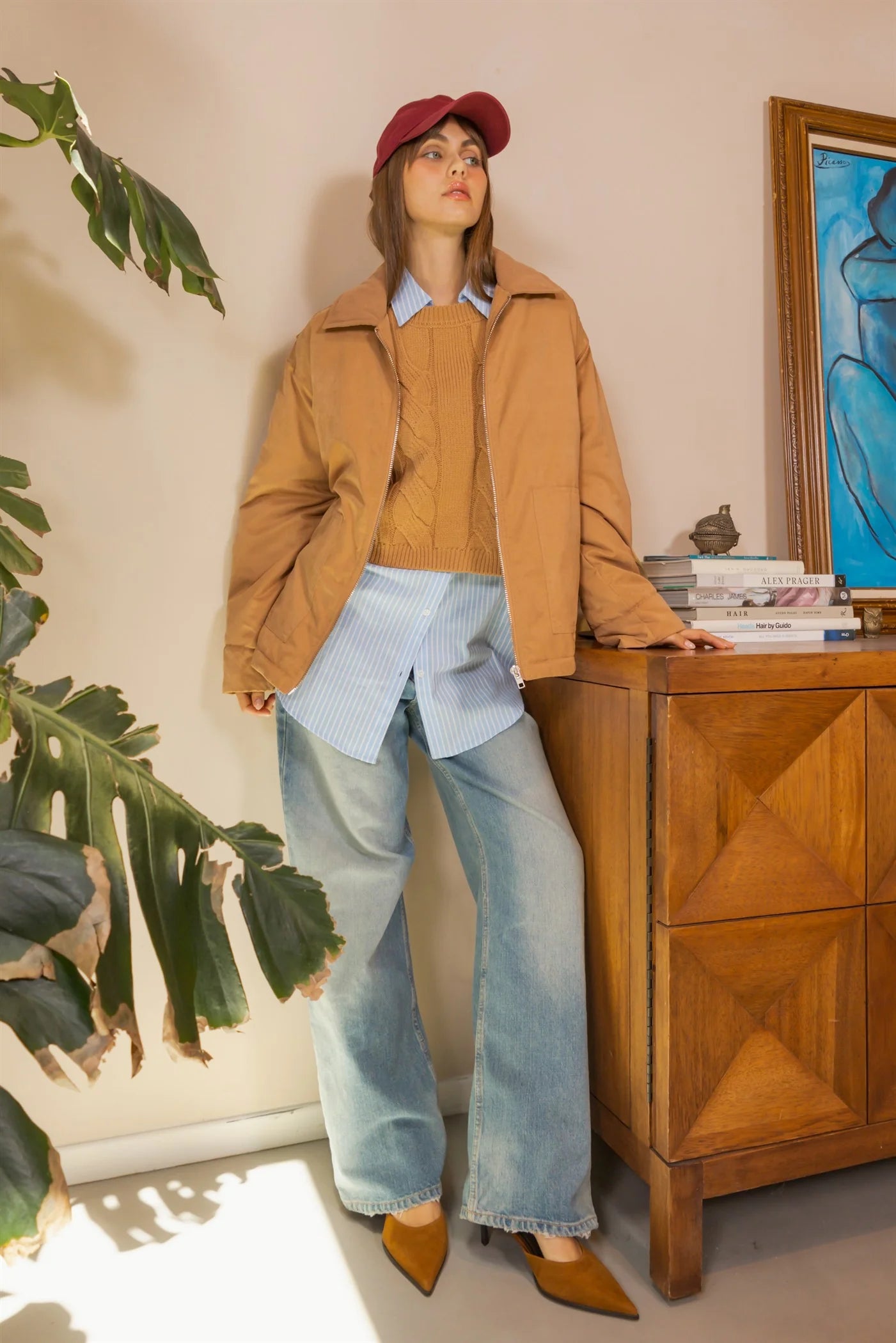 Porter Barn Jacket in Camel
