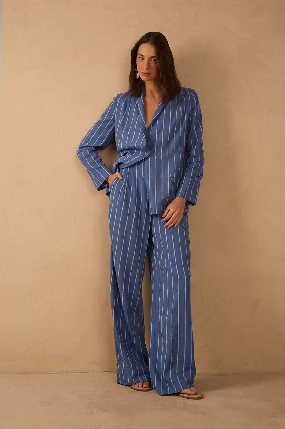 Iris Stripe Trousers