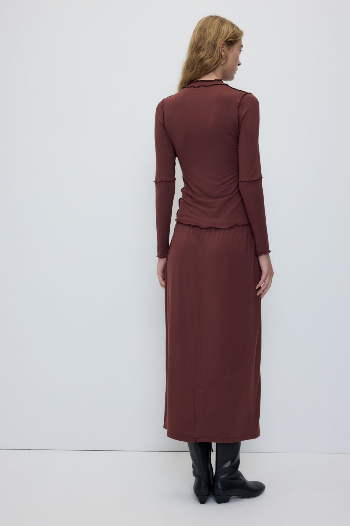 Panna Top in Maroon