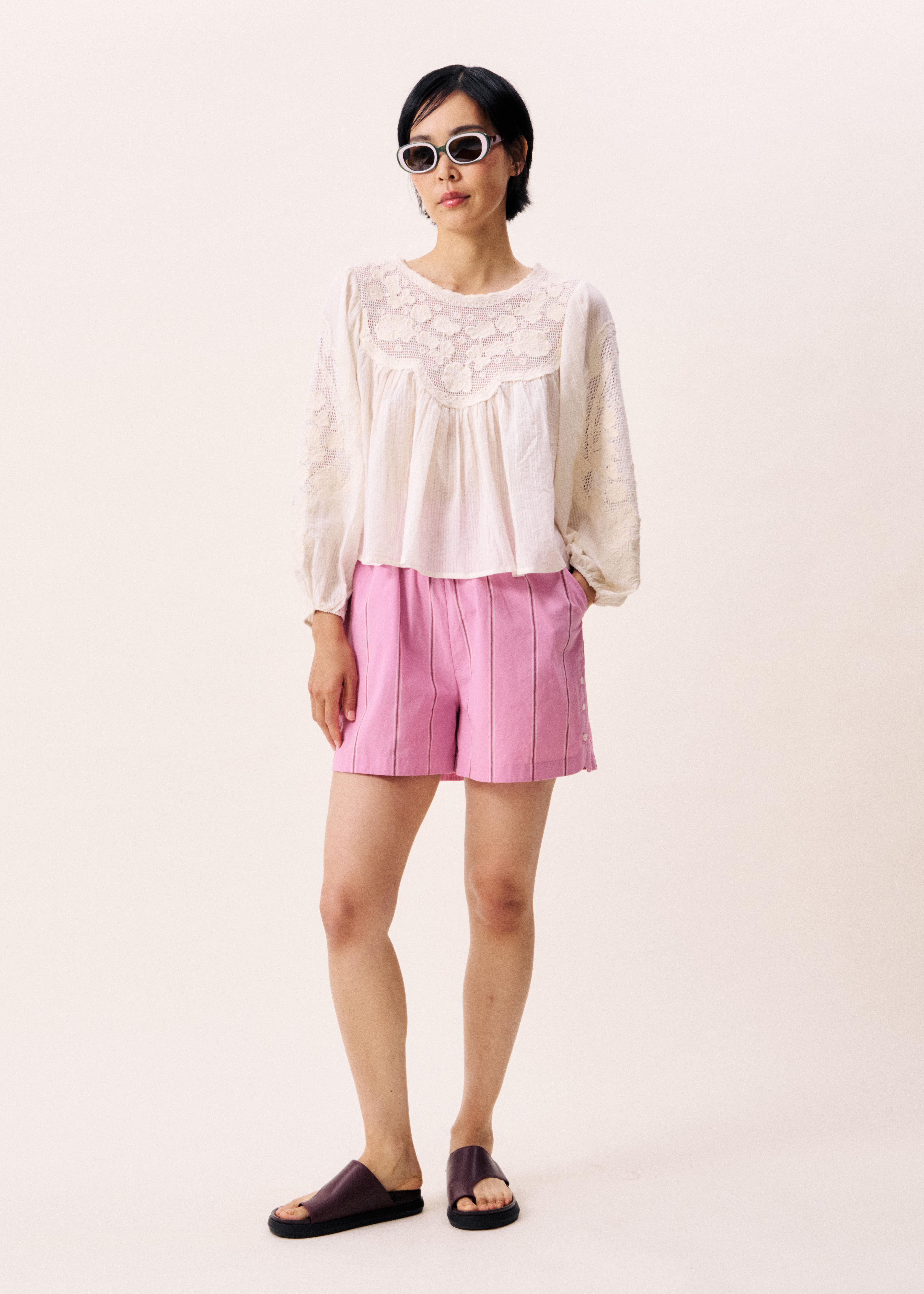 Acaste Cream Blouse