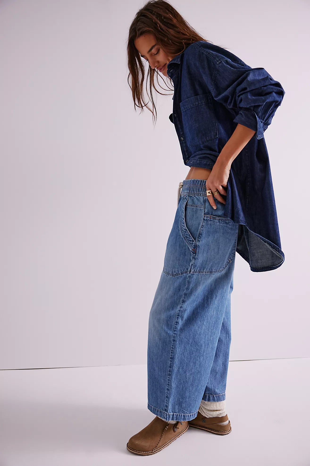 Easy Peasy Pull On Jeans in No Problem