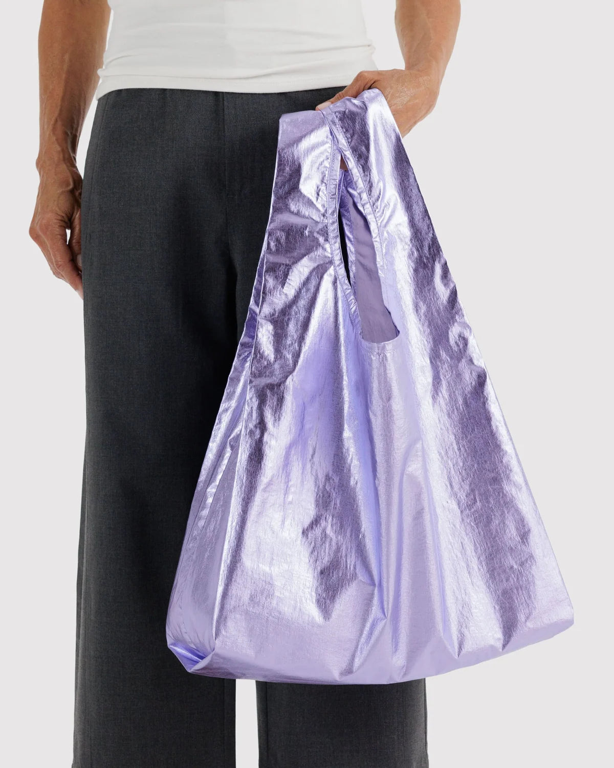 Standard Baggu in Lavender Metallic