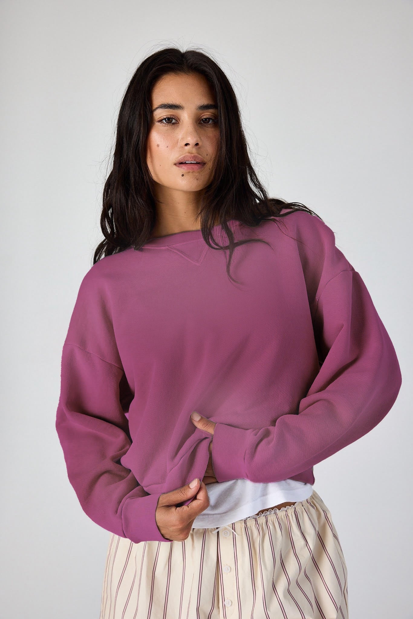 Cameron Pullover in Berry