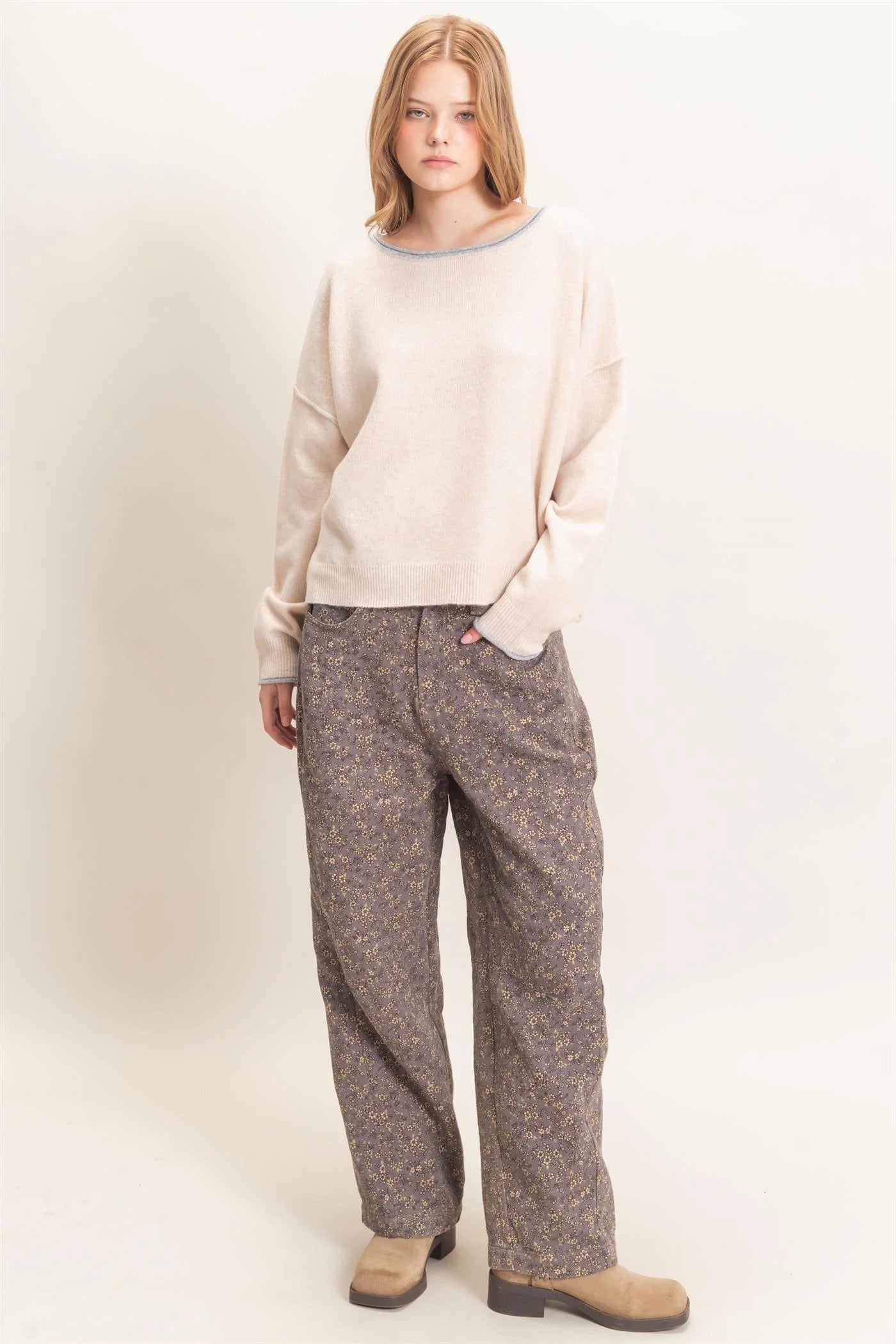 Jean Knit Pullover