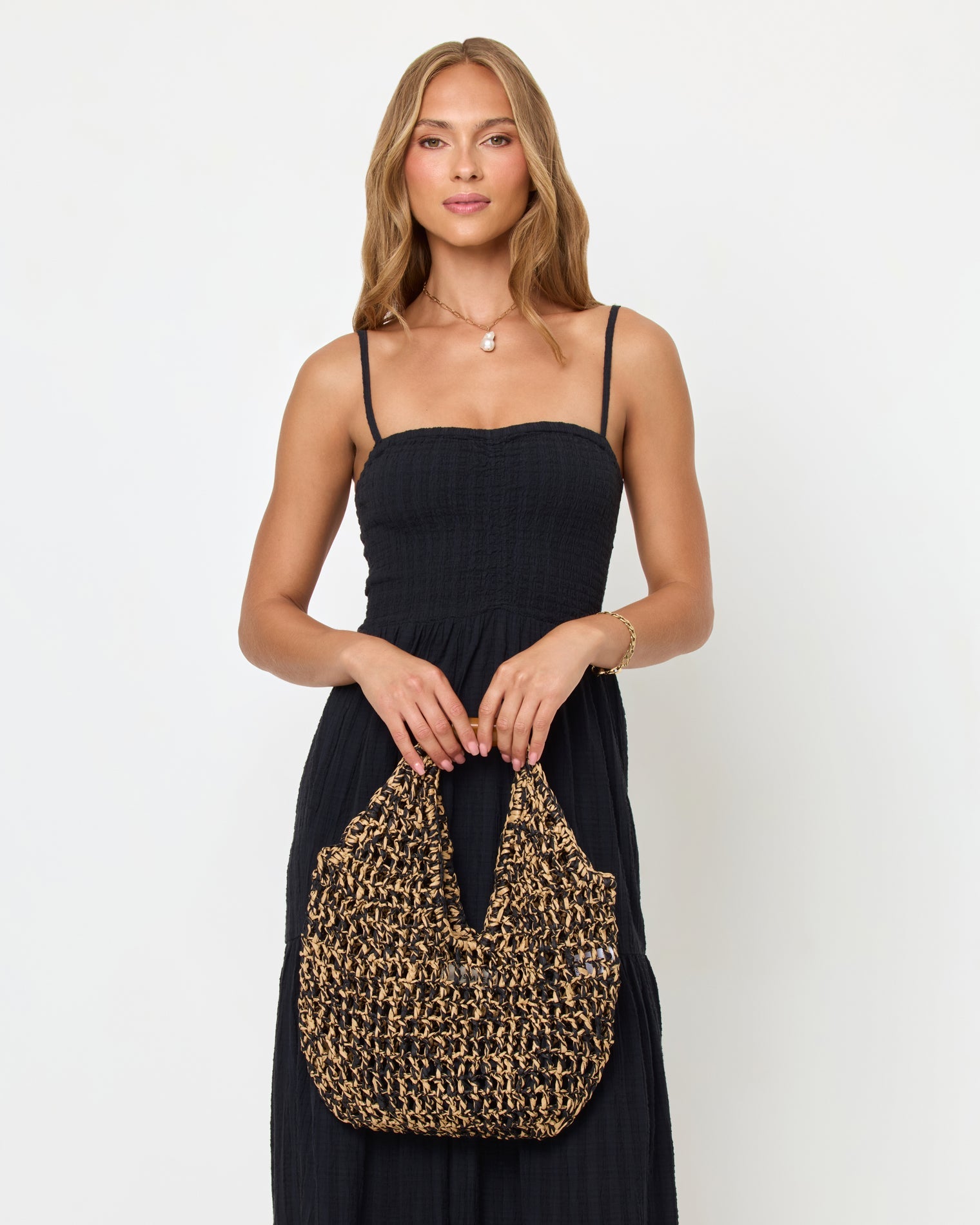 Faye Bag - Natural-Black