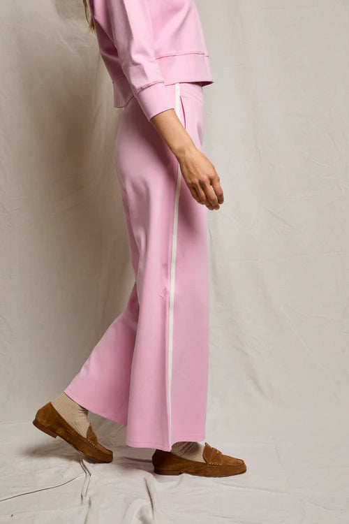 Mikos Wide Leg Pants in Sugar Pink