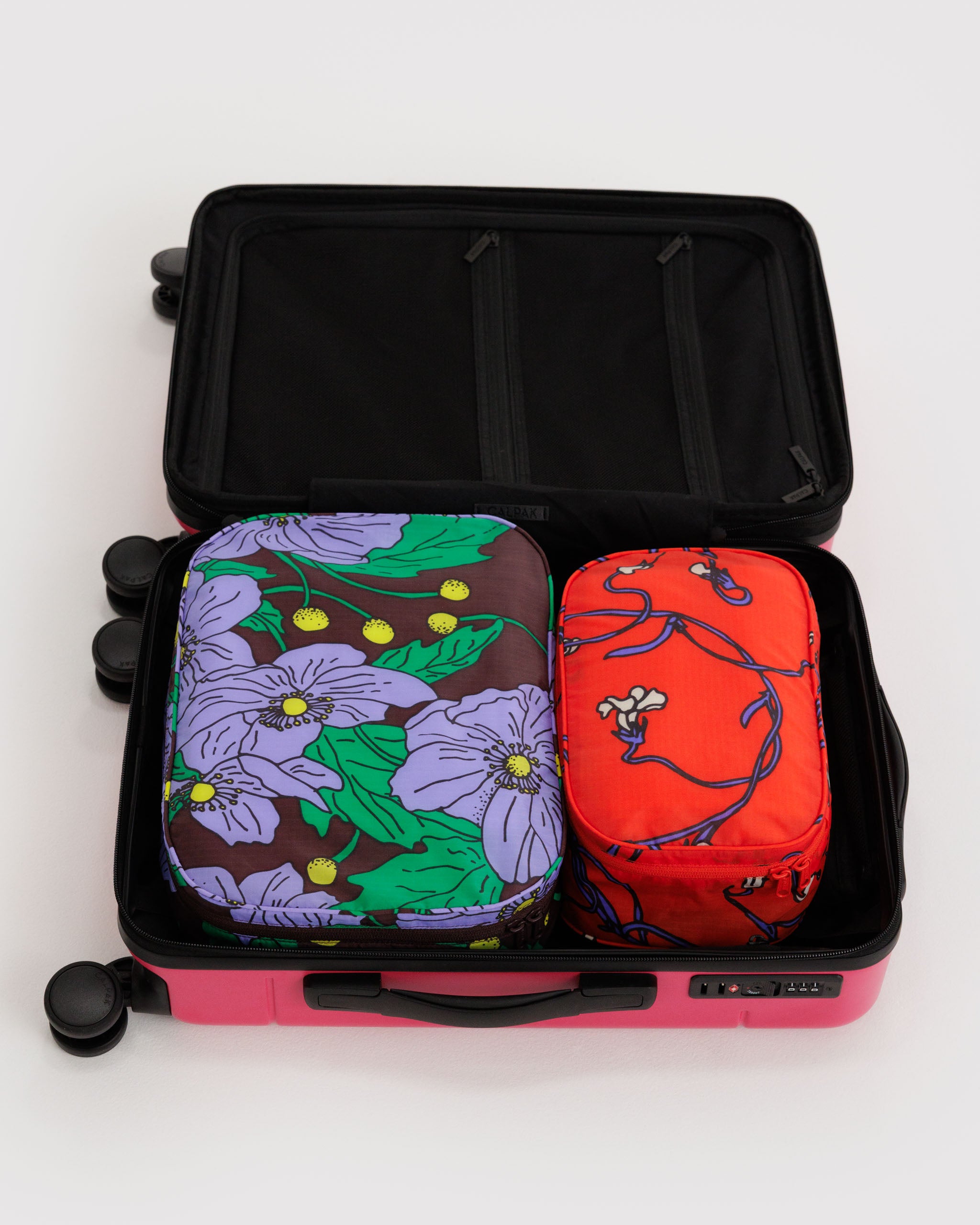 Packing Cube Set in Poppy Mix