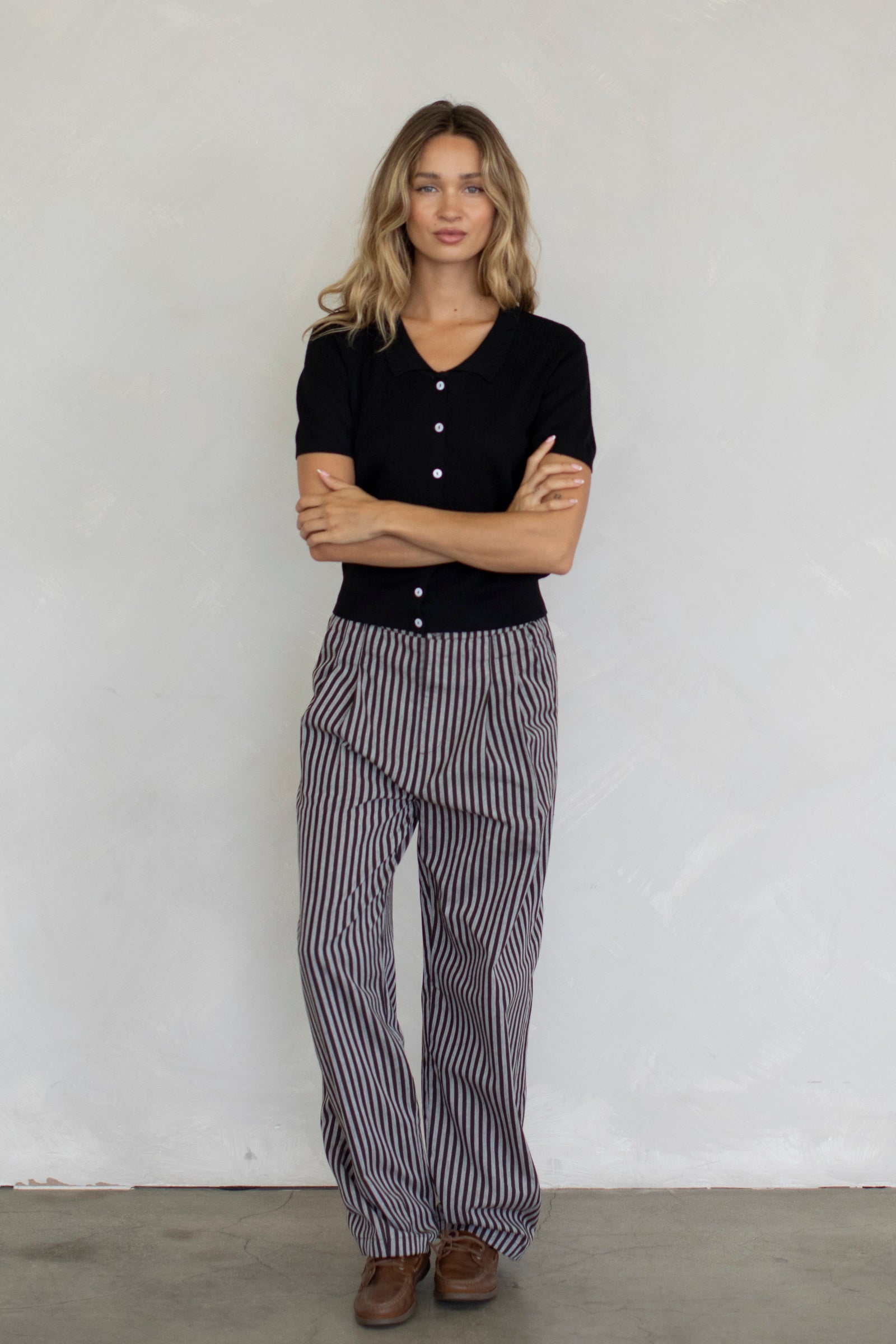 Reese Knit Top in Black