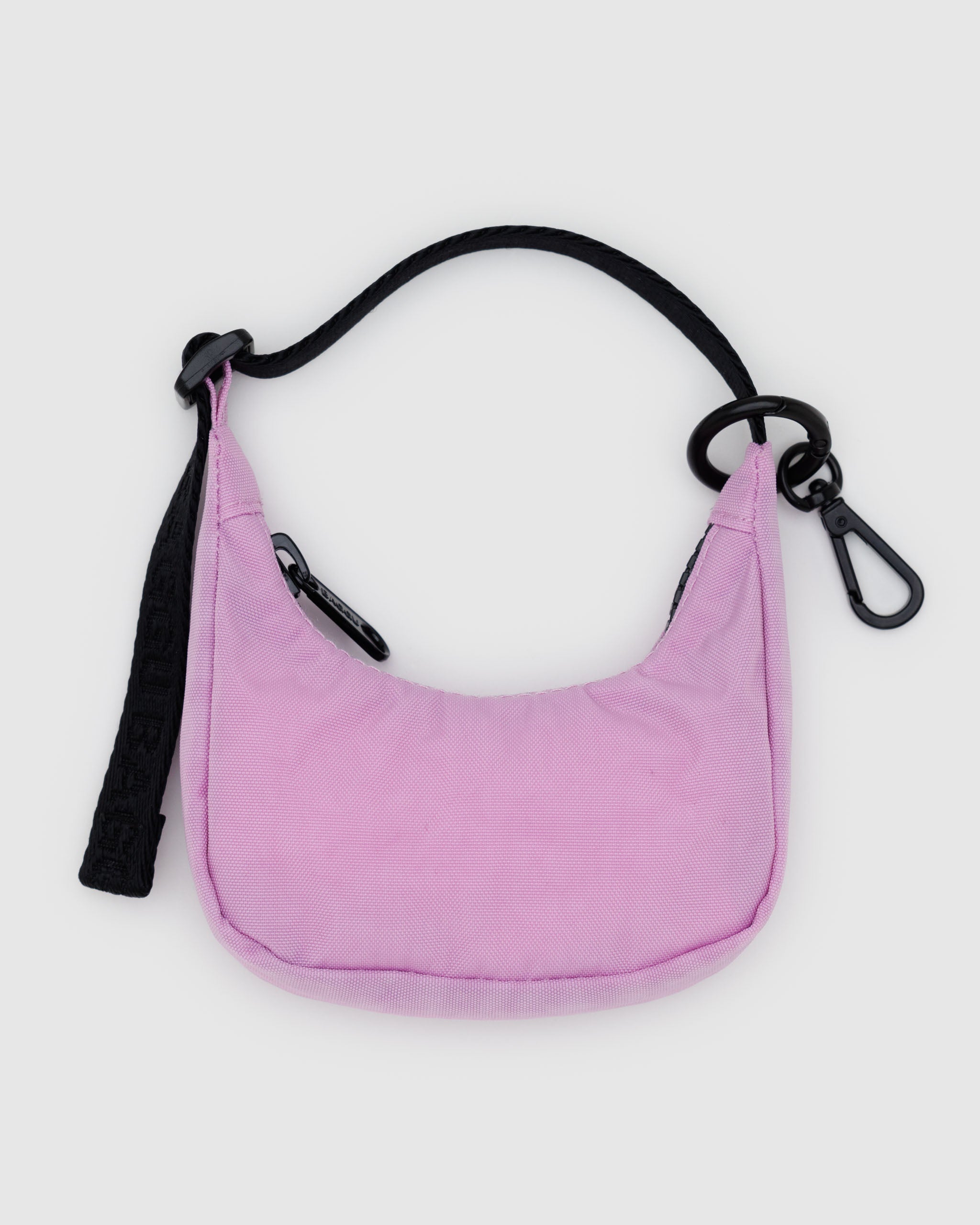 Crescent Bag Charm in Peony