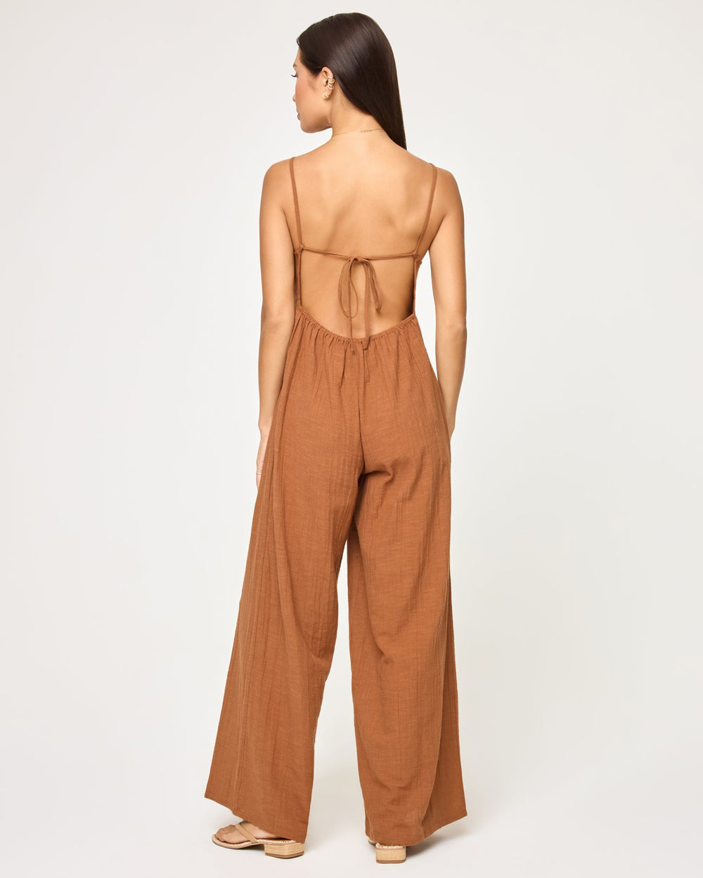 JAYDA JUMPSUIT BROWN