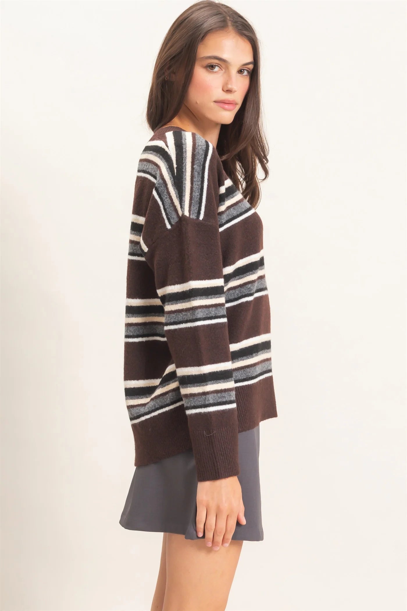 Margot Sweater in Chocolate