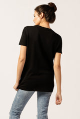 #49 Tailored Pocket Tee in Black Wash