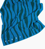 Aqua Weed Waves Beach Towel