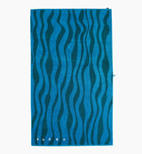 Aqua Weed Waves Beach Towel