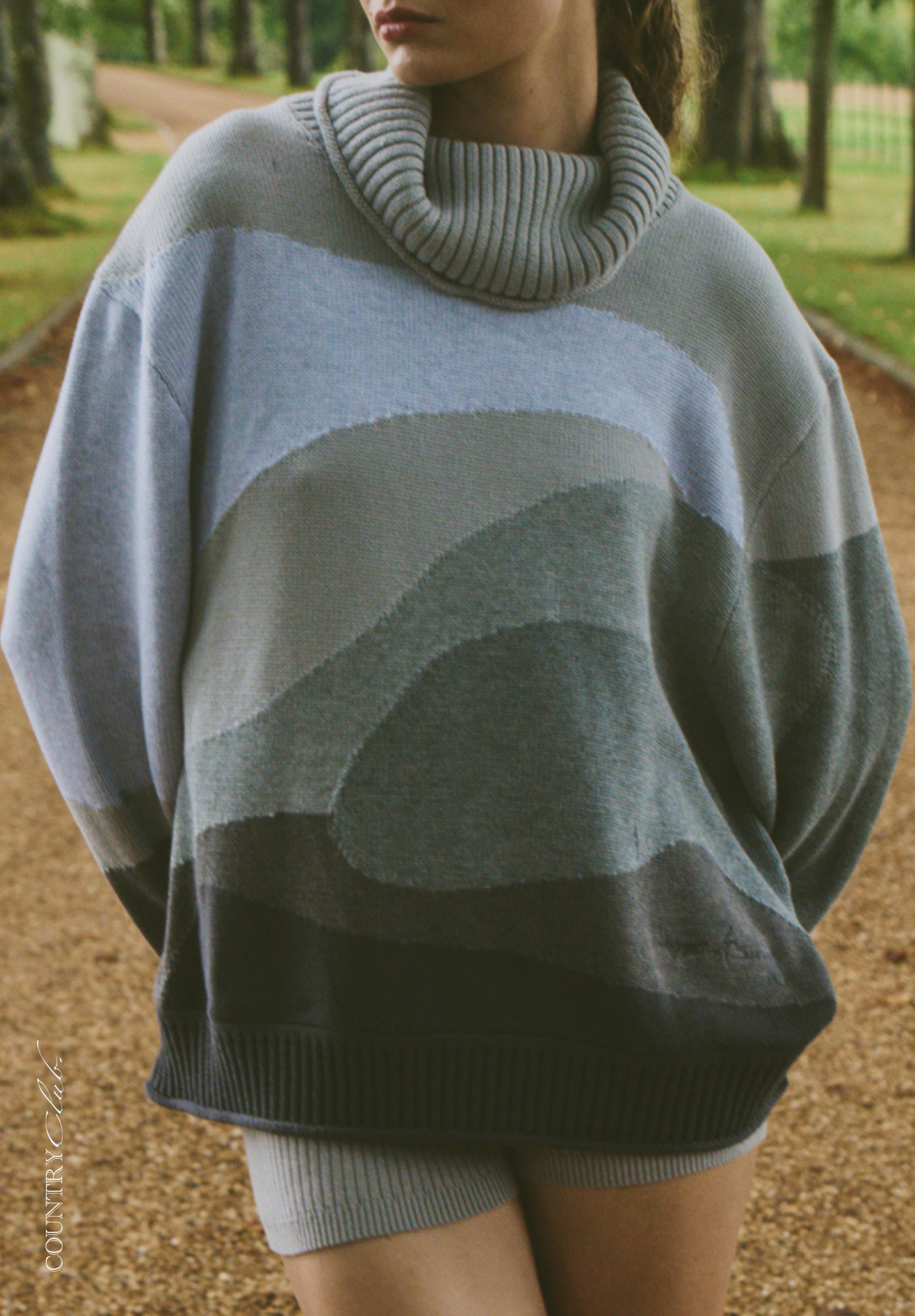 The Greyscale Landscape Sweater