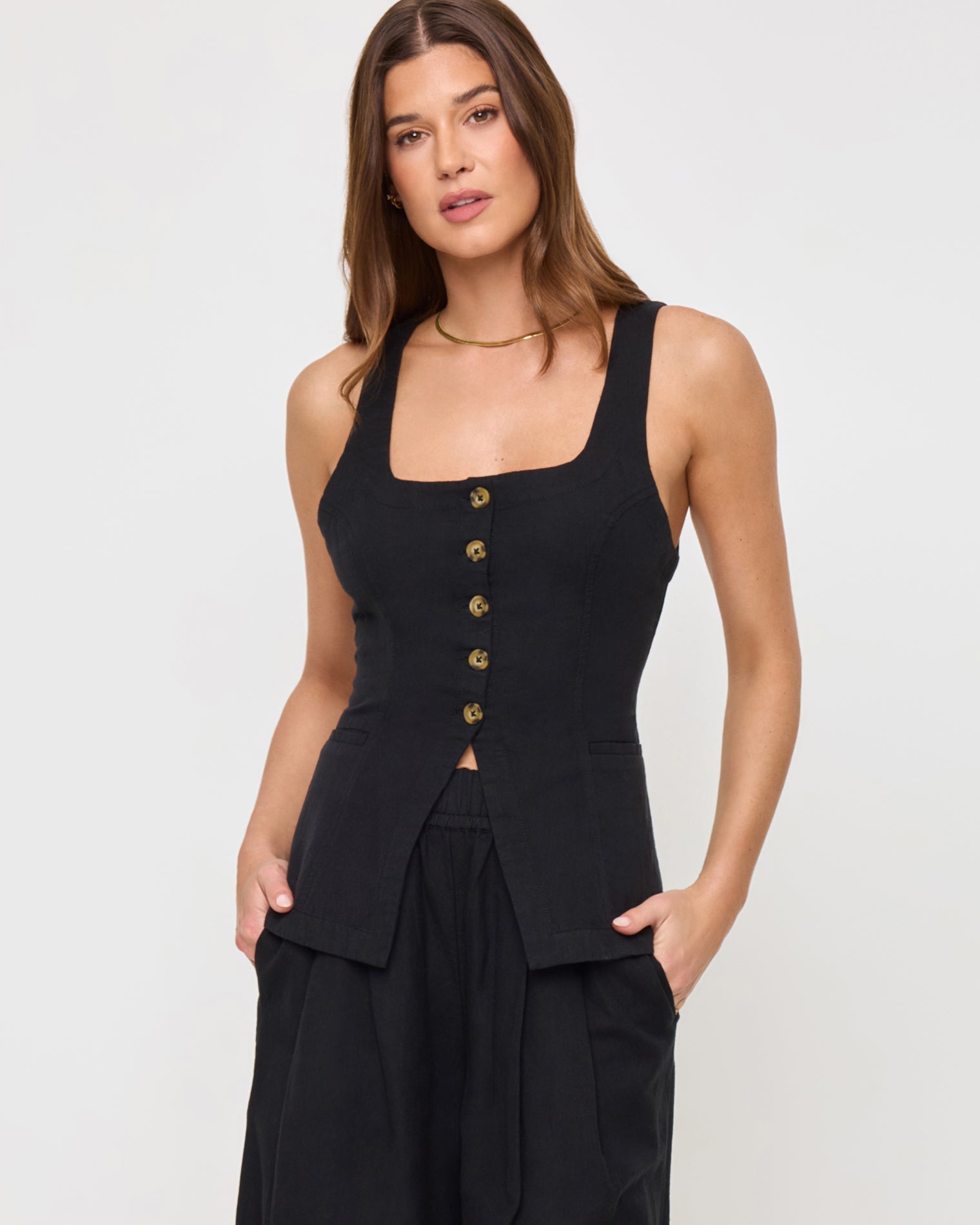 Sofie Vest - Black