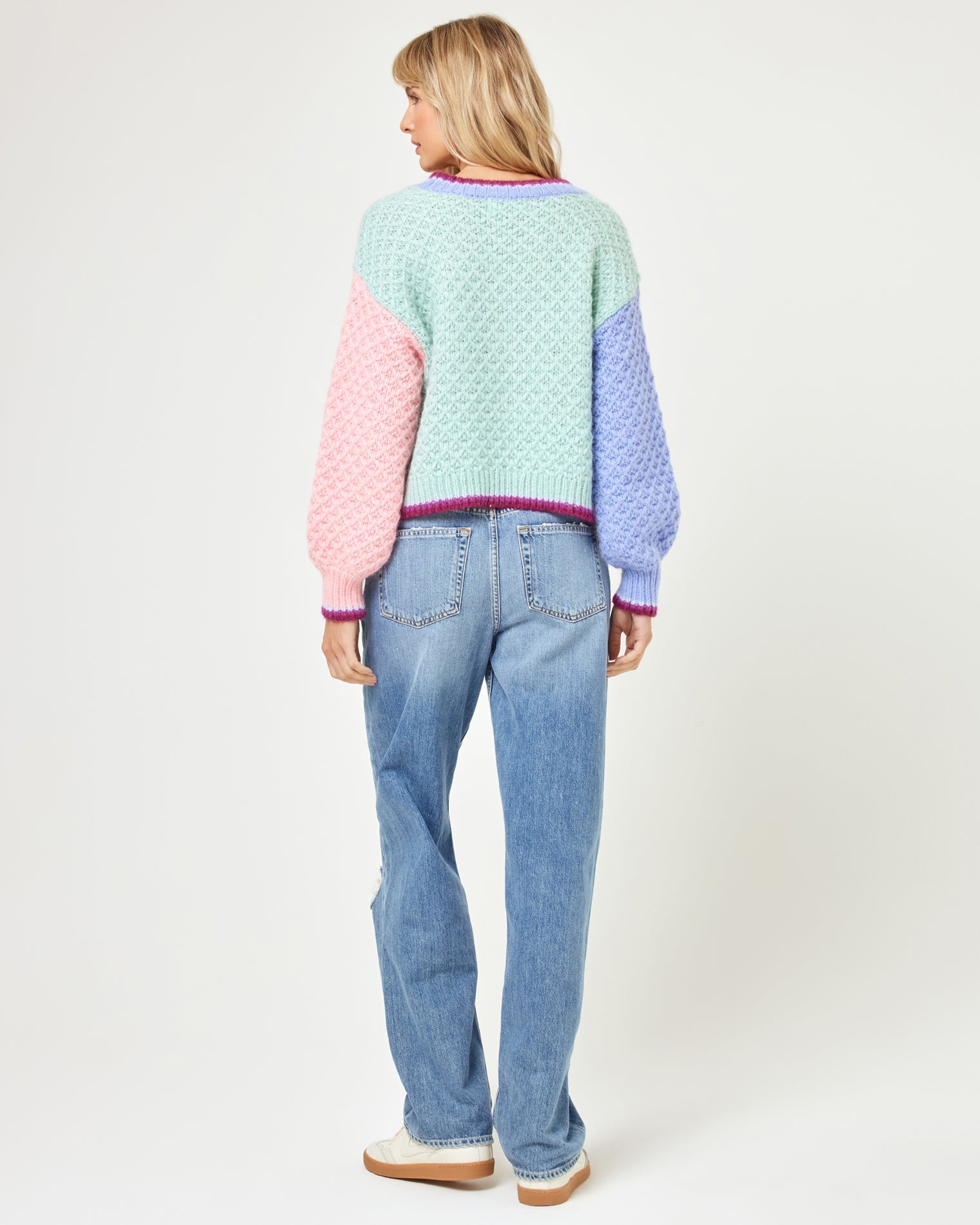 Pretty Please Pullover - Costa Del Sol Colorblock