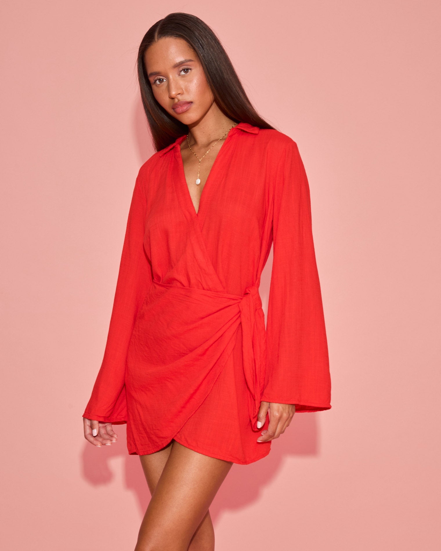 Las Palmas Dress - Flame
