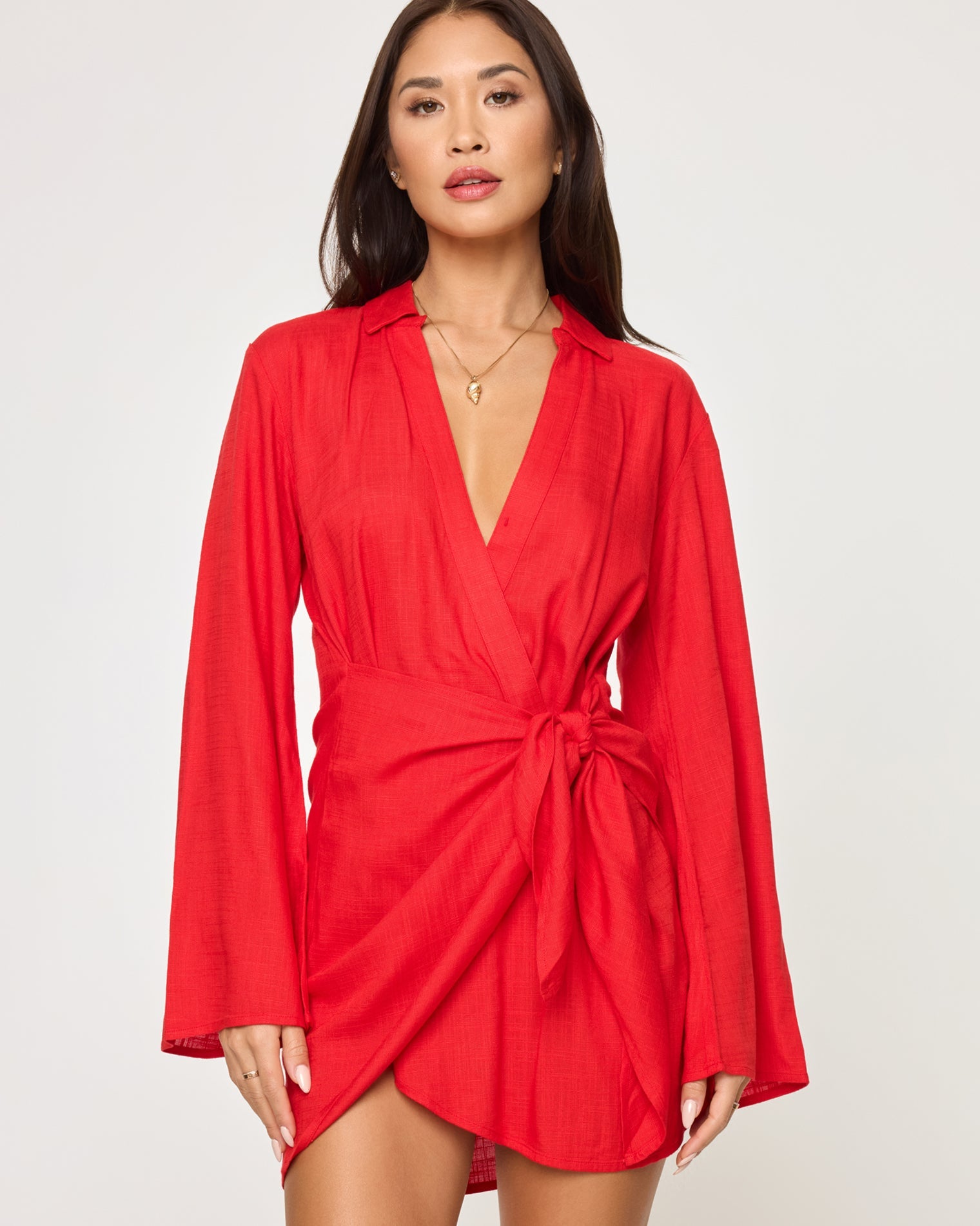 Las Palmas Dress - Flame