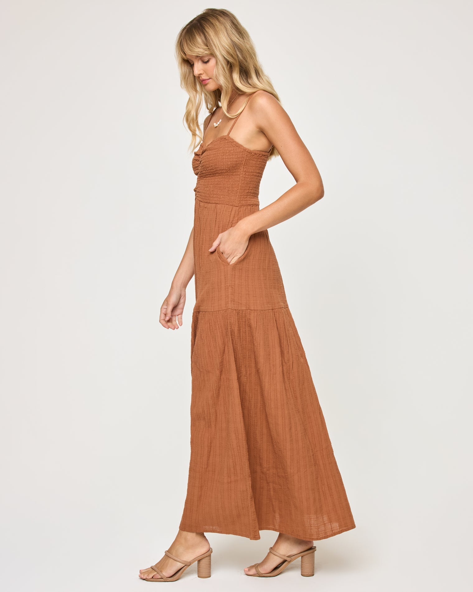 Mallorca Dress - Brown Sugar
