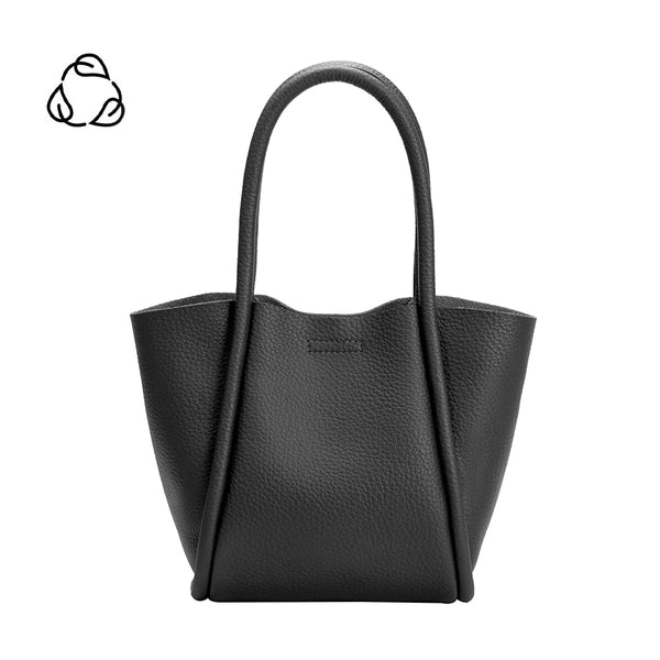 Mariah Black Recycled Vegan Tote Bag