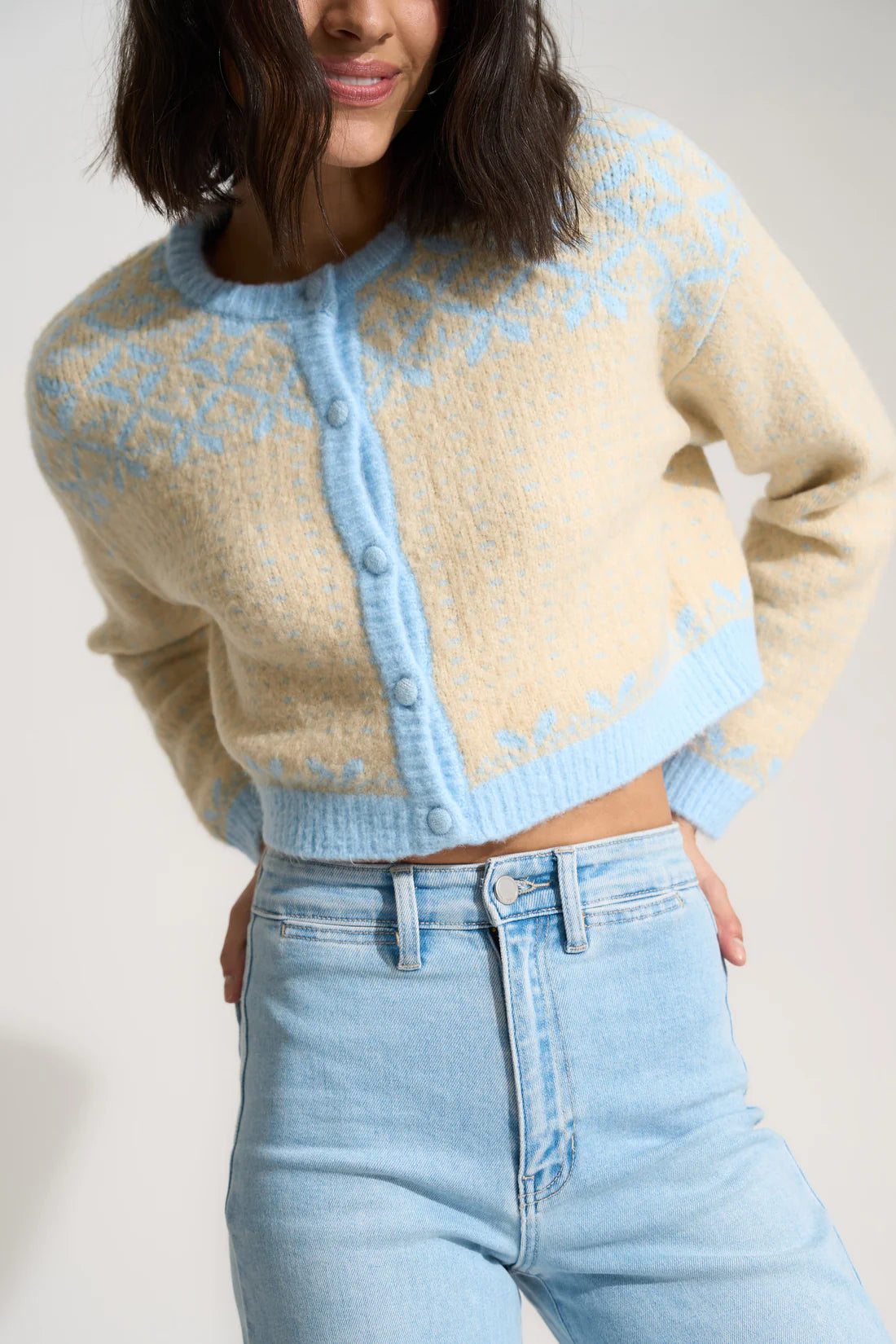 Maeve Cardigan in Crème