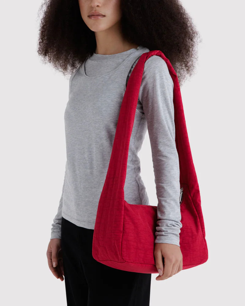 Nylon Meringue Bag in Cherry