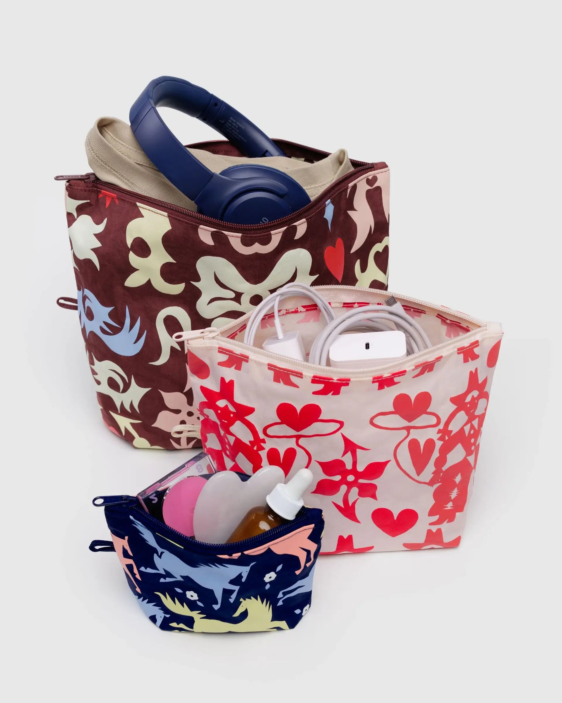 Go Pouch Set in Horse Cut Outs