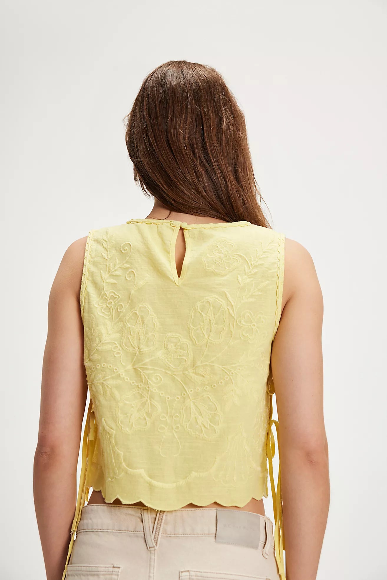 Faded Gardens Tank in Summer Lemonade