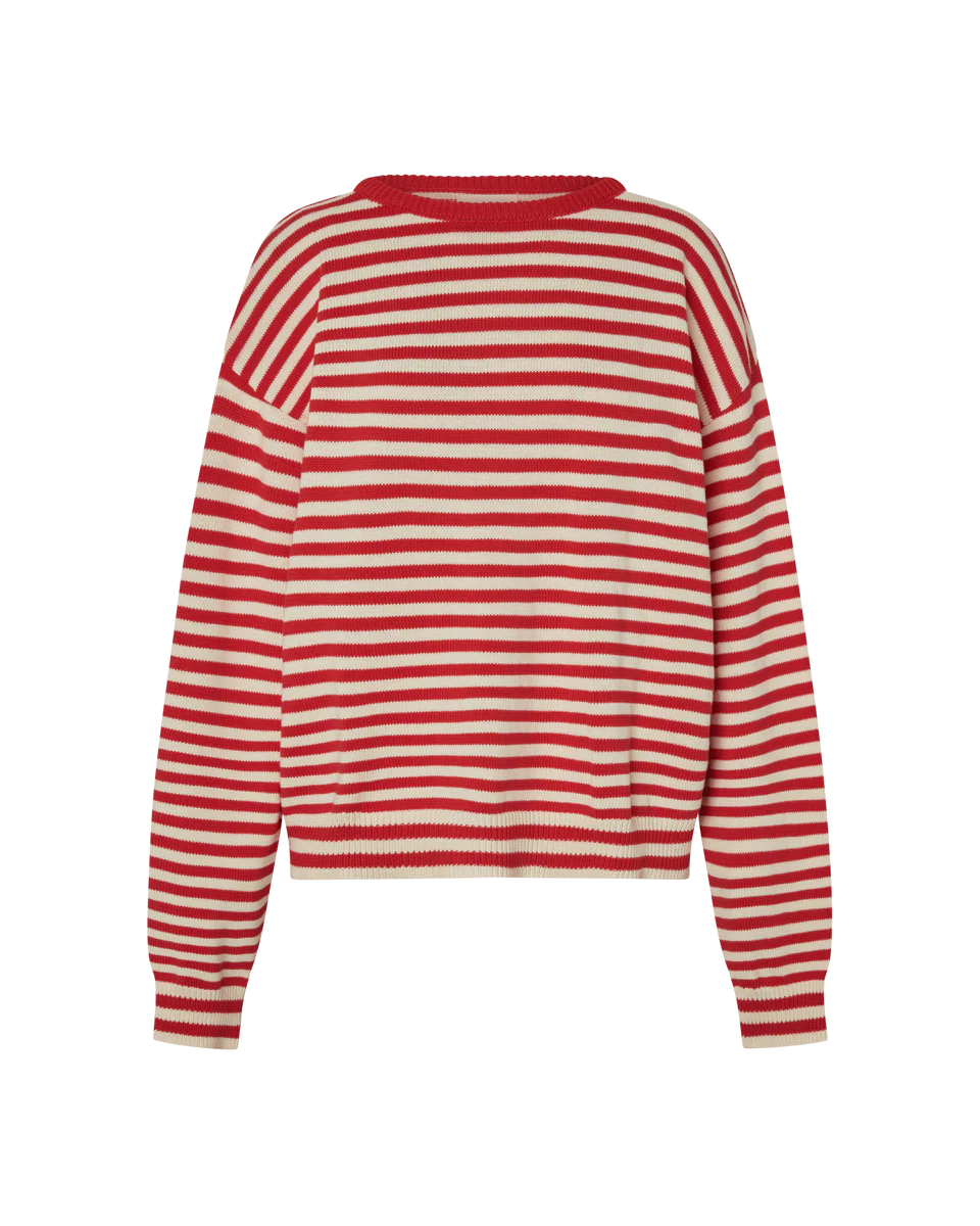 The I Can’t Believe It’s Not Vintage Crewneck in Red Stripe