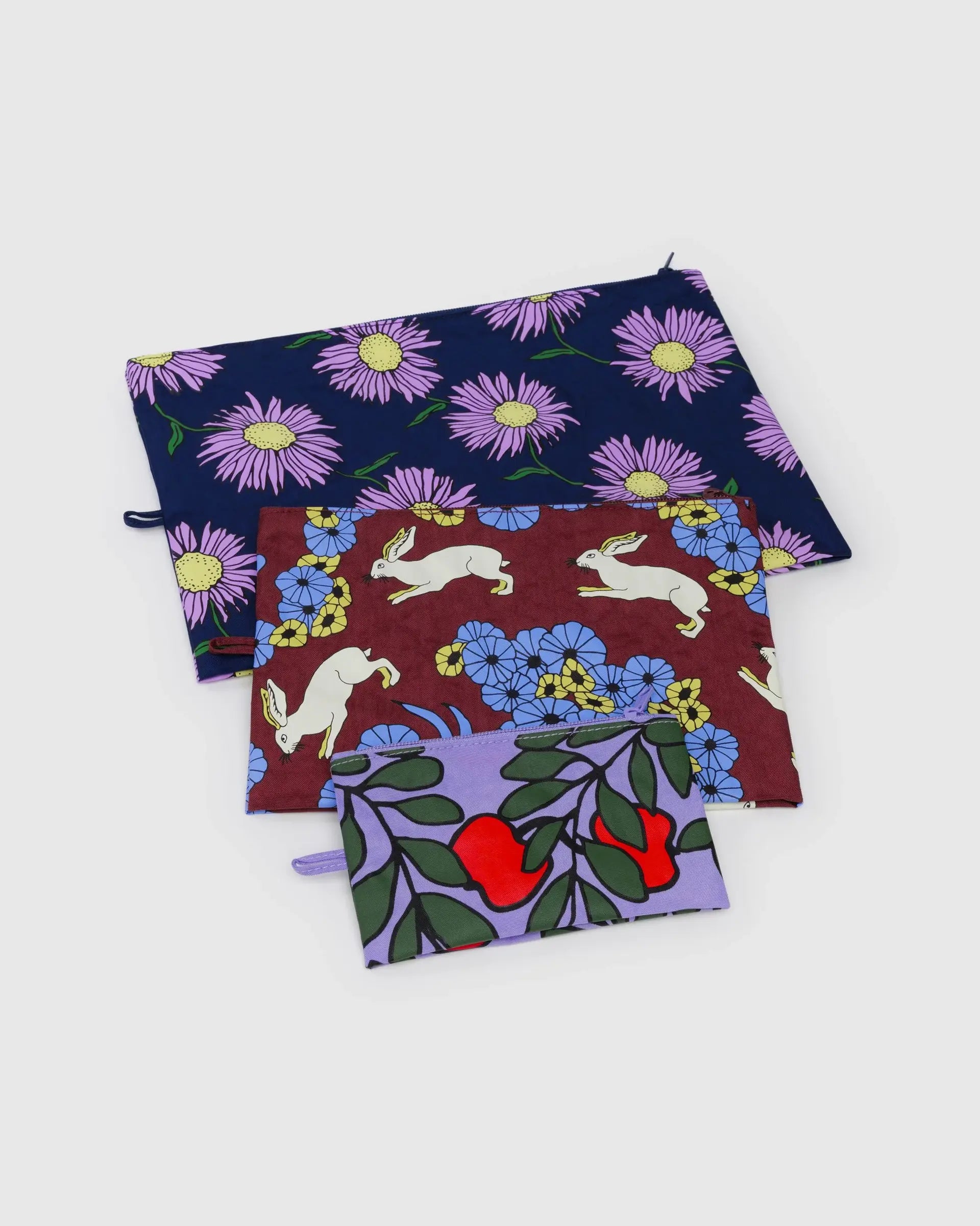 Go Pouch Set in Night Orchard