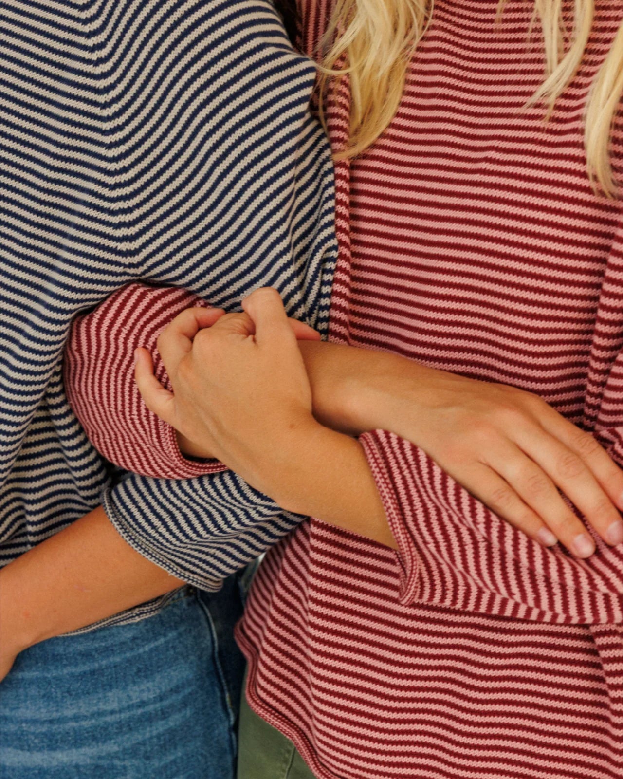 Jeanie Sweater in Blue Stripe