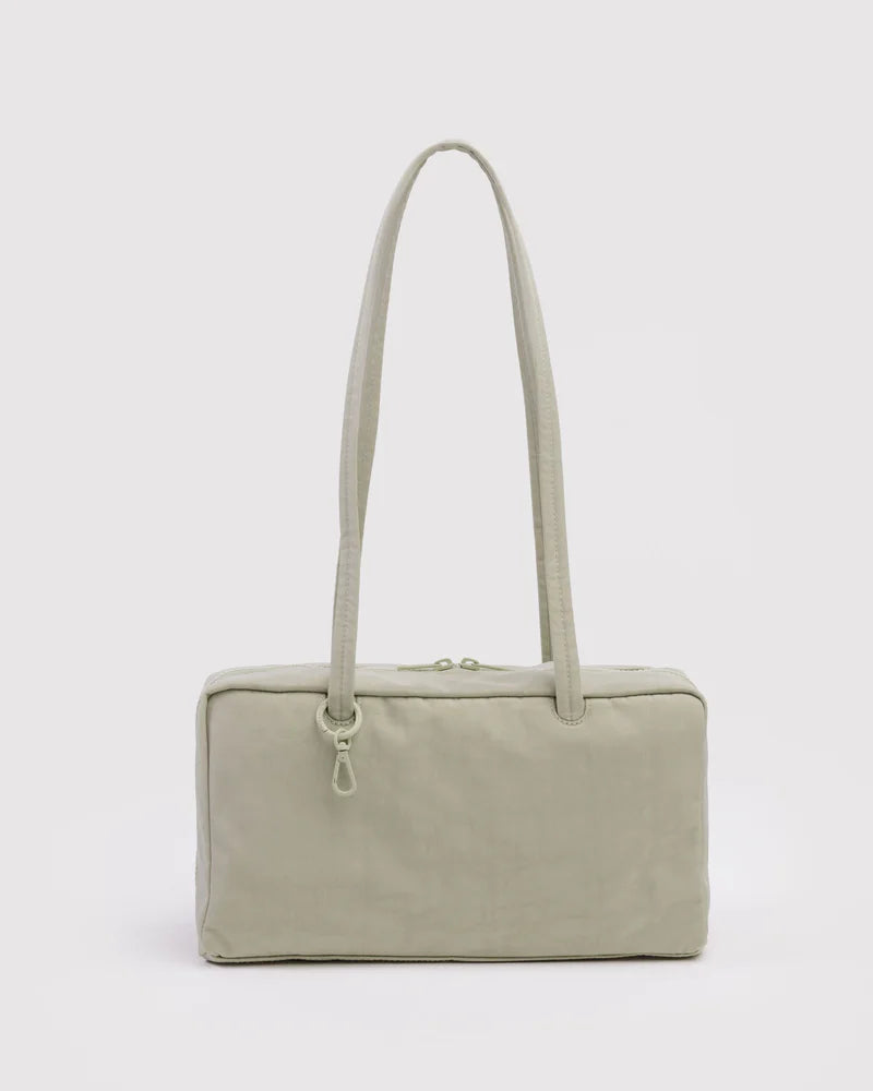 Nylon Bowler Bag in Celadon