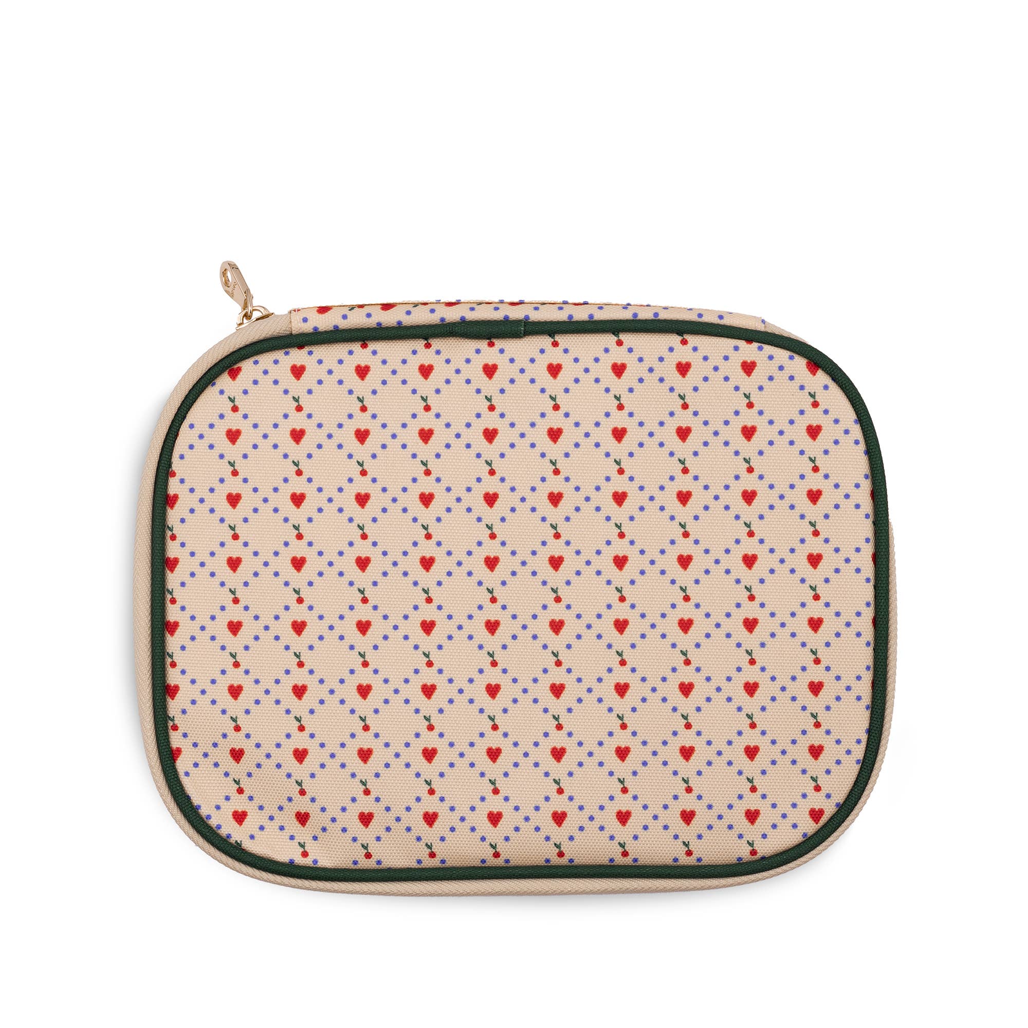 Mobile Tech Pouch in Cherry Hearts