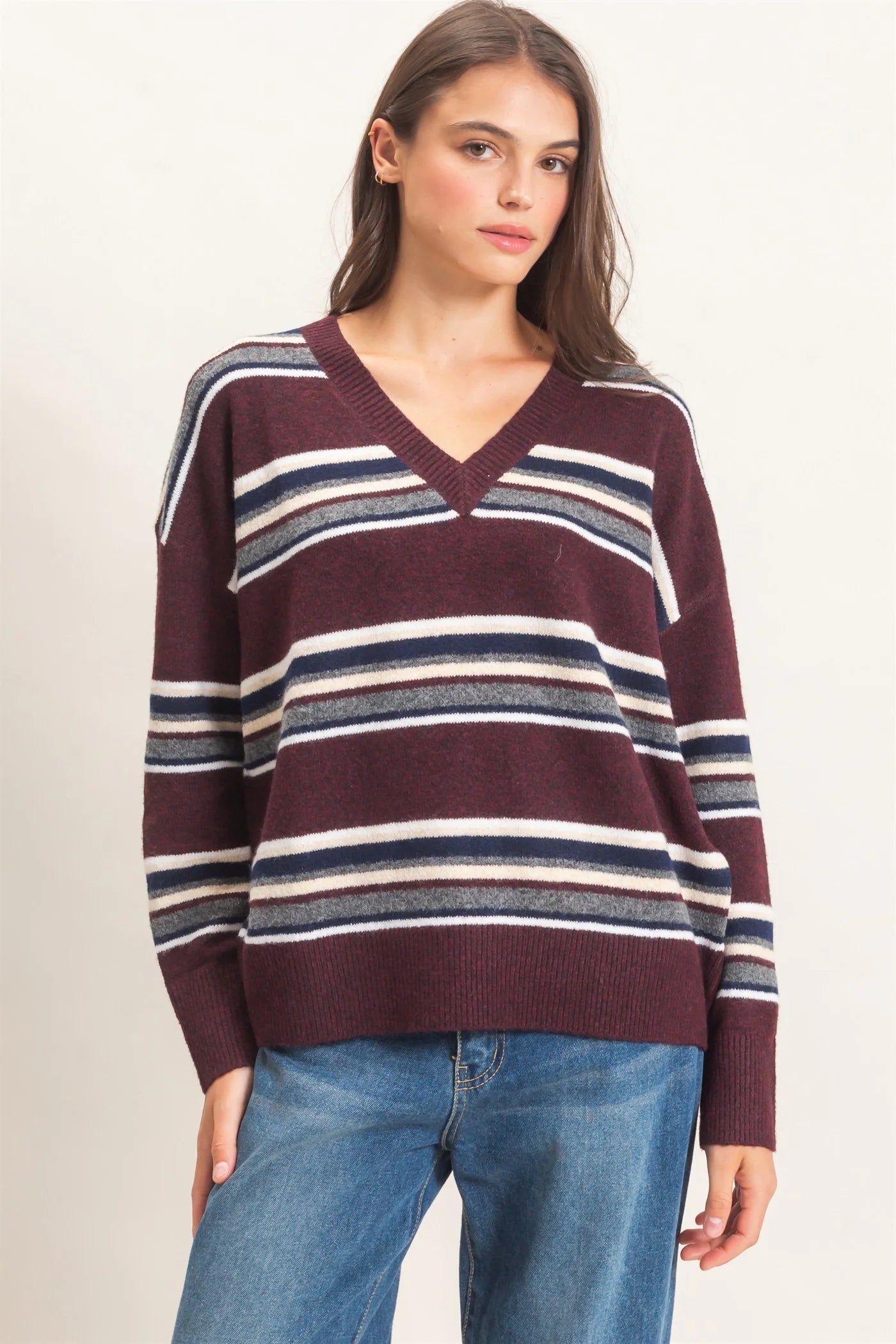 Margot Sweater in Merlot