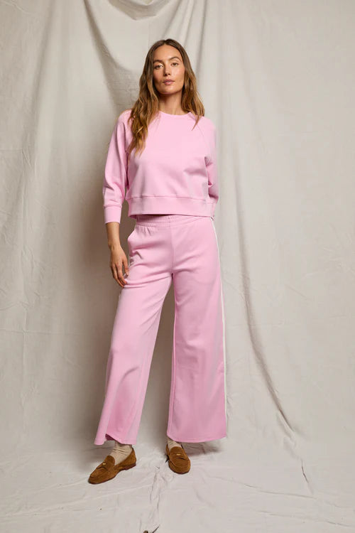 Mikos Wide Leg Pants in Sugar Pink