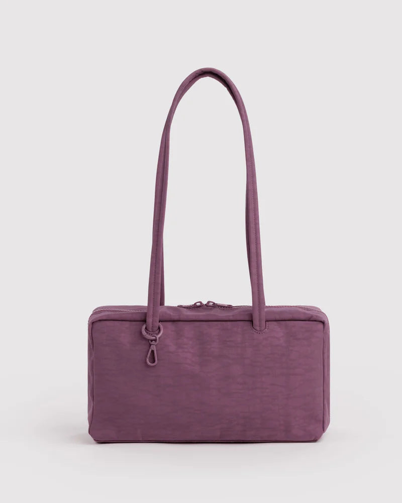 Nylon Bowler Bag in Wild Plum