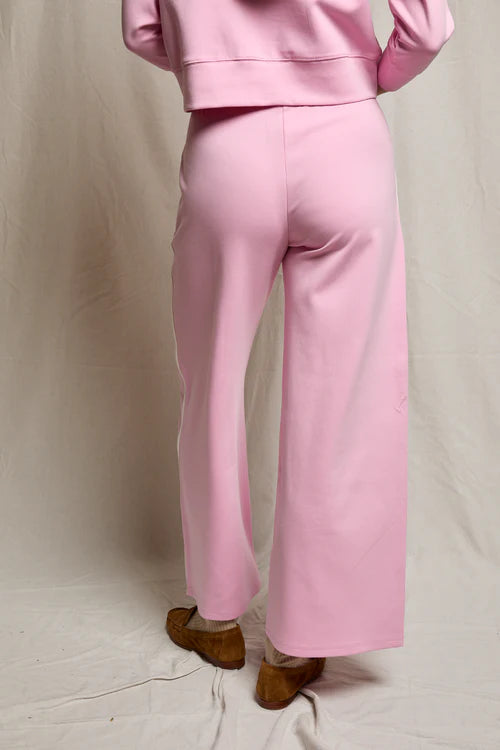 Mikos Wide Leg Pants in Sugar Pink