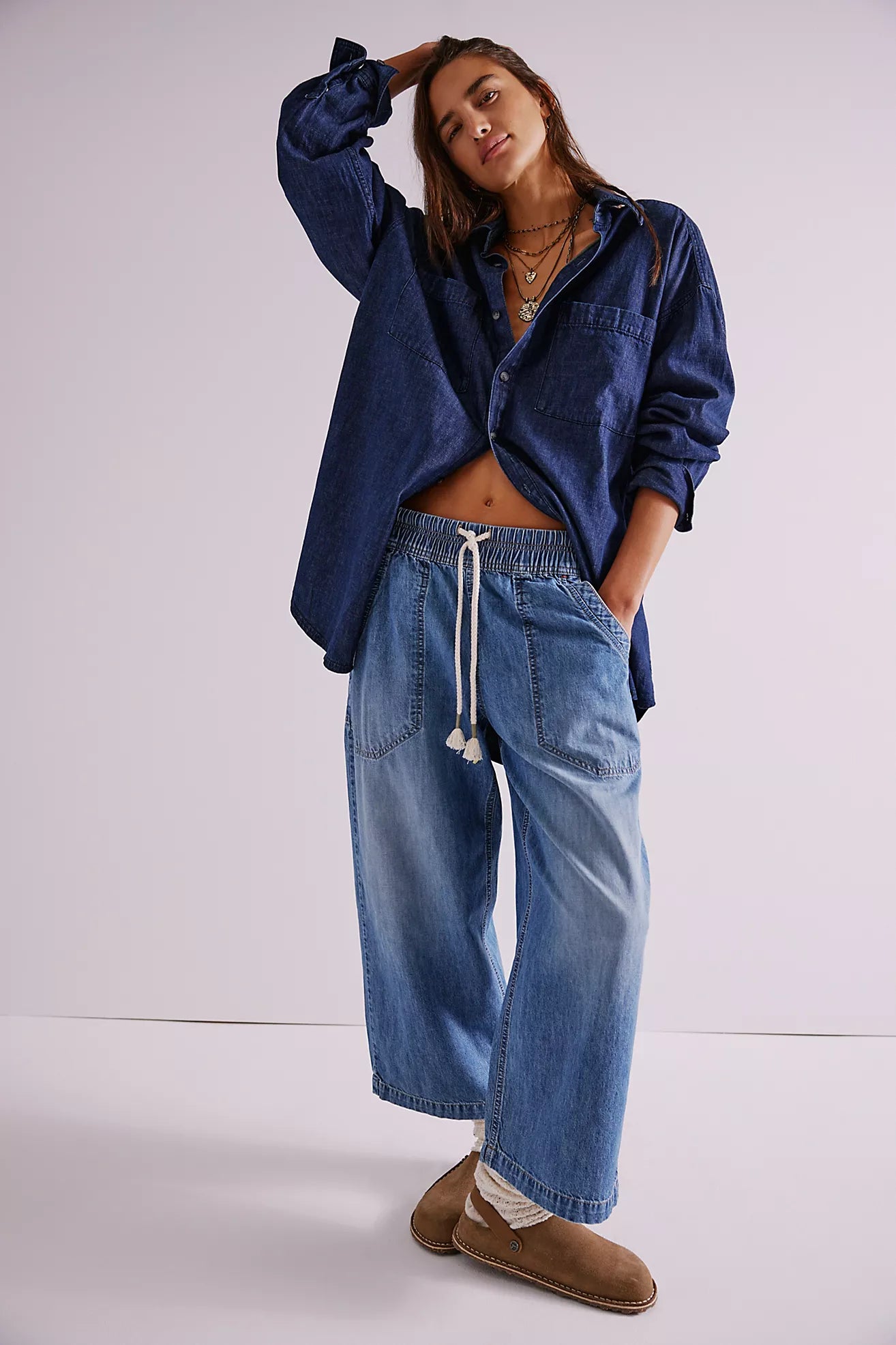 Easy Peasy Pull On Jeans in No Problem