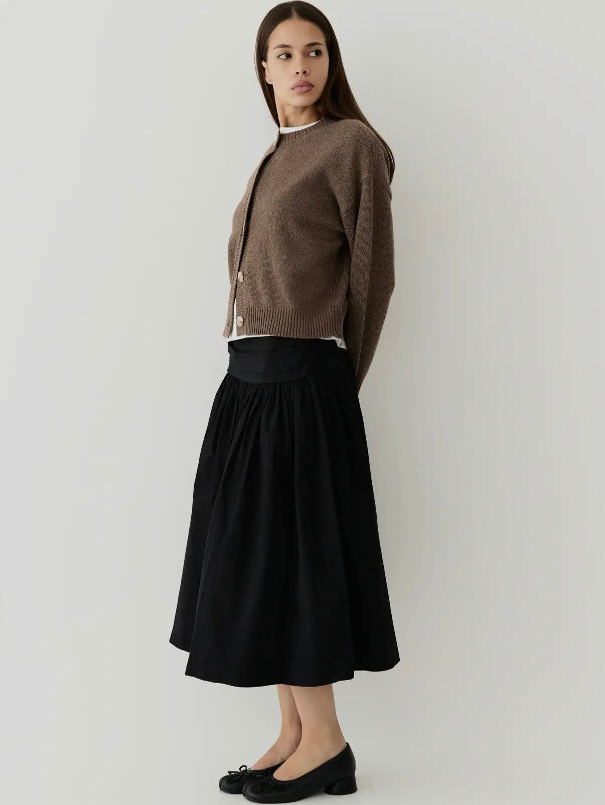 Florence Cardigan in Mocha