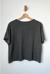 Fille Tee in Washed Black