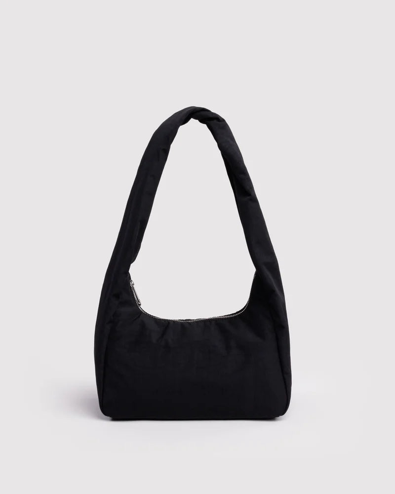 Small Nylon Meringue Bag in Black