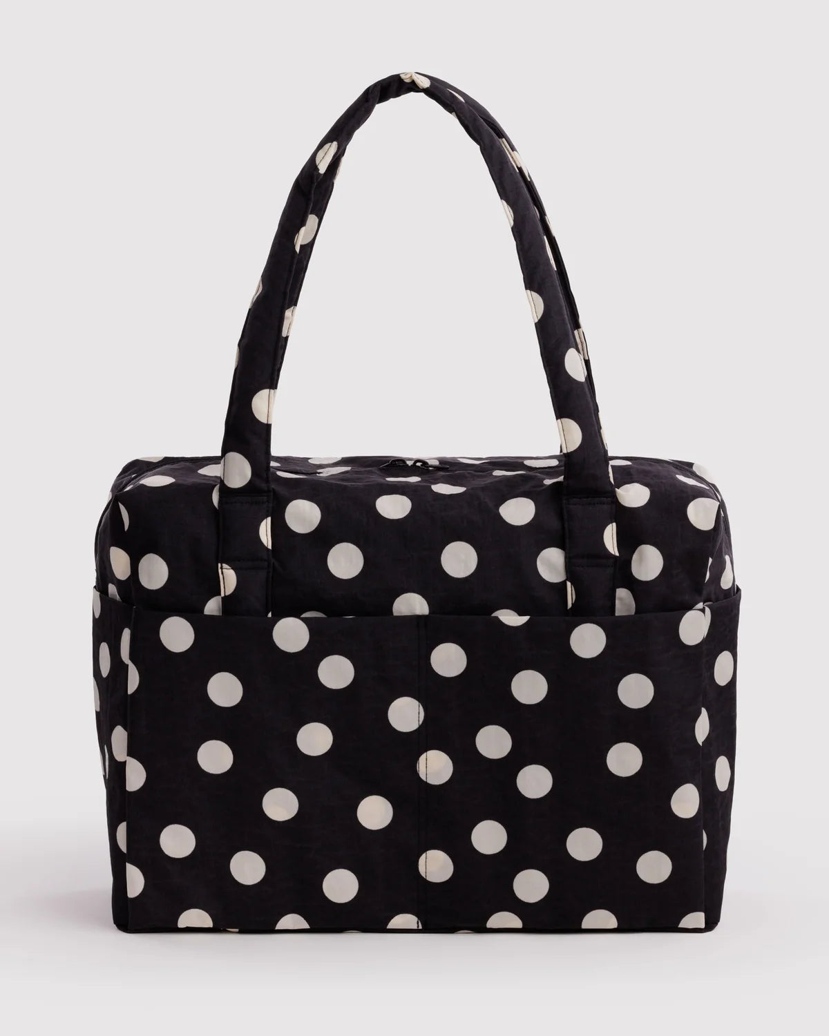Cloud Carry On in Black and Cream Polka Dot
