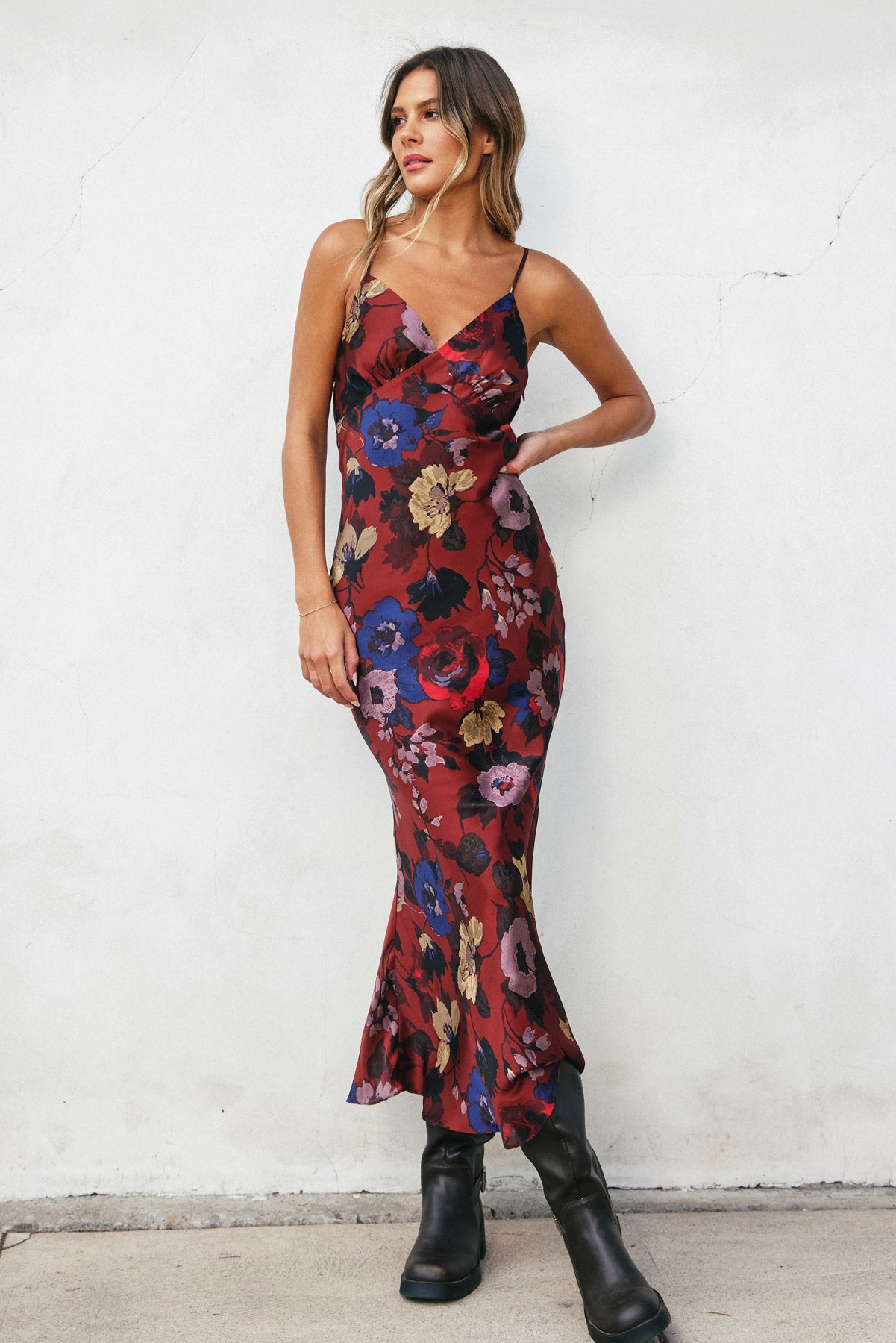 Edith Floral Midi Dress