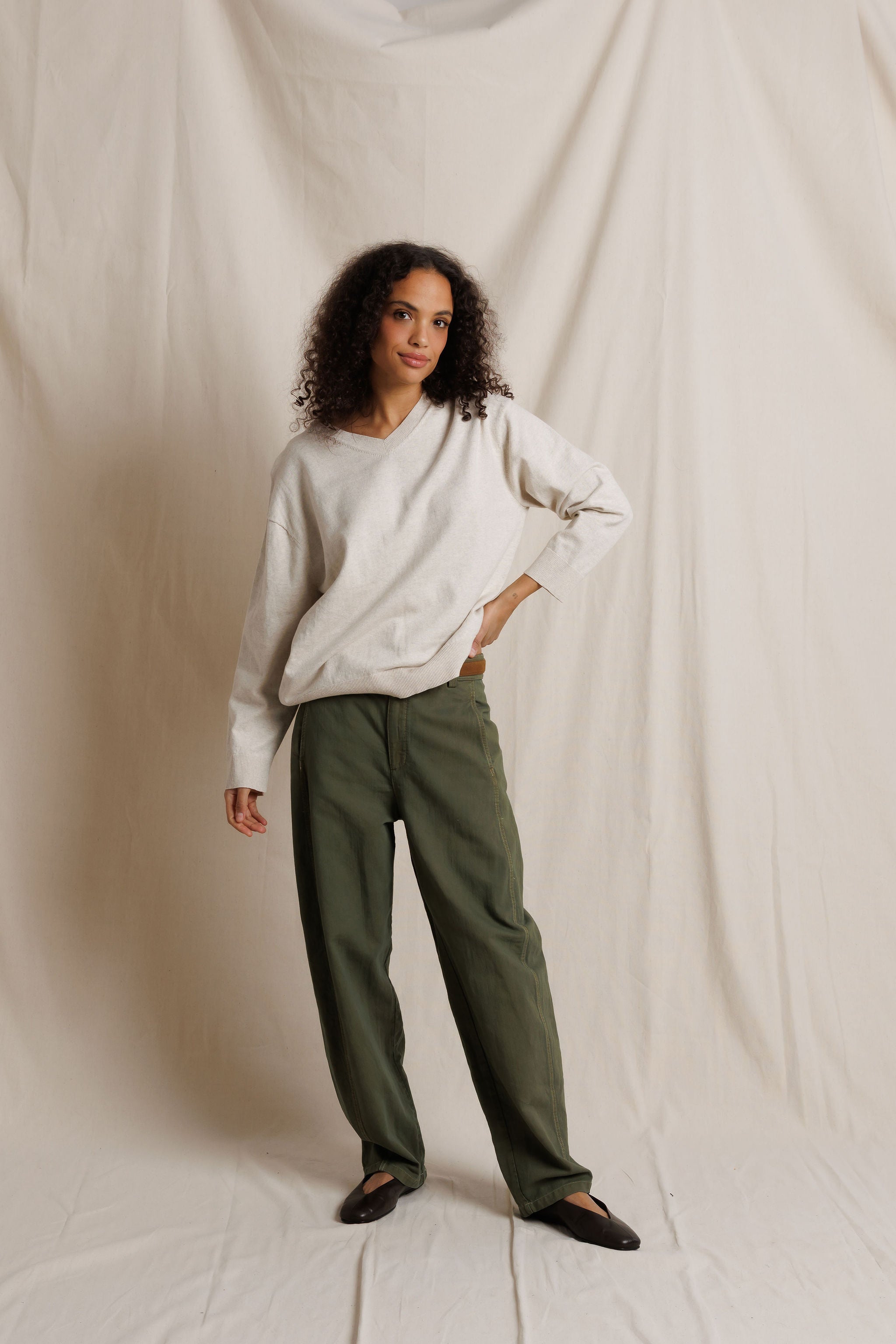 Akira Slub Baby Barrel Pants