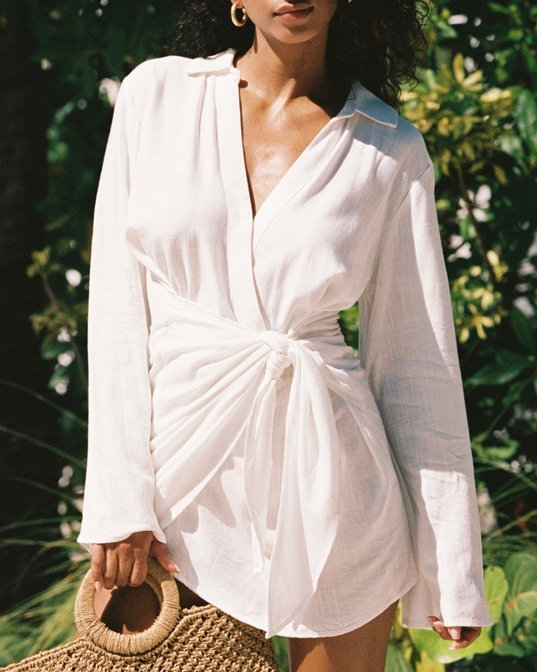 Las Palmas Dress - Cream